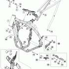 500 XCW CHASSIS Рама