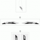 500 XCW CHASSIS Наклейки