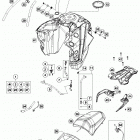 1290 ADV WHITE CHASSIS Бак,сидение