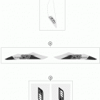 250 XCW CHASSIS Наклейки