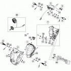 390 DUKE BLACK CHASSIS Фара