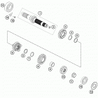 250 SXF FACTORY EDITION ENGINE Трансмиссия-ведомый вал