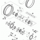1190 ADV R CHASSIS Заднее колесо