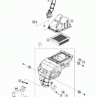 390 DUKE BLACK CHASSIS Воздушный фильтр