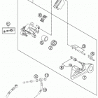 450 XCF CHASSIS Тормозной суппорт задний