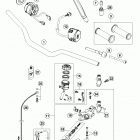 1290 SUPERDUKE R BLACK CHASSIS Руль