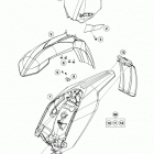 65 SX CHASSIS Обтекатель , крылья