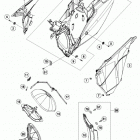 450 XCF CHASSIS Воздушный фильтр