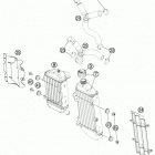 85 SX ENGINE Система охлаждения