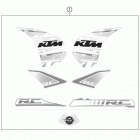 RC 390 WHITE CHASSIS Наклейки