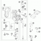 250 XCF ENGINE Корпус Дросселя