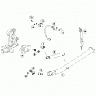 690 ENDURO R CHASSIS Центральная стояночная подножка