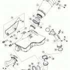 1290 SUPERDUKE R BLACK CHASSIS Глушитель