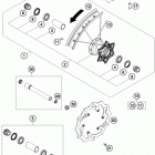 350 SXF CHASSIS Переднее колесо