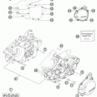 150 SX ENGINE Картер двигателя