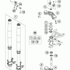 1190 ADV GREY CHASSIS Передняя вилка