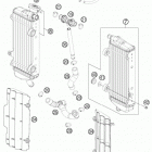 250 XCF ENGINE Система охлаждения
