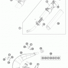 250 SX CHASSIS Глушитель