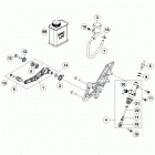1290 SUPERDUKE R BLACK CHASSIS Тормозной цилиндр задний