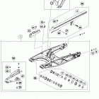 390 DUKE BLACK CHASSIS Бугель