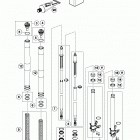 1190 ADV GREY CHASSIS Передняя вилка