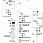 250 XCW CHASSIS Амортизатор