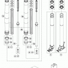 690 ENDURO R CHASSIS Передняя вилка
