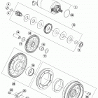 1290 SUPERDUKE R BLACK ENGINE Электрический стартер