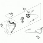 350 XCFW CHASSIS Фара