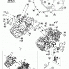 1290 SUPERDUKE R BLACK ENGINE Картер двигателя