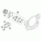 450 XCW ENGINE Водяной насос