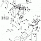 1190 ADV R CHASSIS Бак,сидение