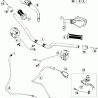 390 DUKE BLACK CHASSIS Руль