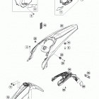 500 EXC CHASSIS Обтекатель , крылья
