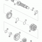 1190 ADV R ENGINE Трансмиссия-ведомый вал