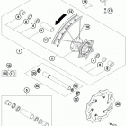 250 SX CHASSIS Переднее колесо