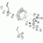 50 SX ENGINE Кик стартер