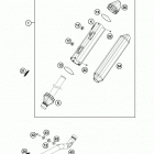 450 XCF CHASSIS Глушитель
