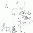 390 DUKE BLACK CHASSIS Испаряющая канистра