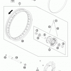 65 SX CHASSIS Переднее колесо