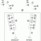 250 XCF ENGINE Клапана