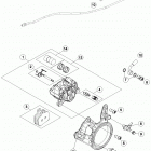 1290 SUPERDUKE R BLACK CHASSIS Тормозной суппорт задний