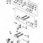 350 XCF CHASSIS Соединение рычагов