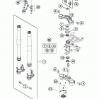 1190 ADV R CHASSIS Передняя вилка