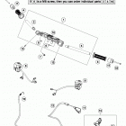 RC 390 WHITE CHASSIS Руль