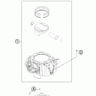 690 ENDURO R ENGINE Цилиндры