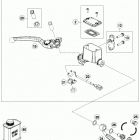 690 ENDURO R CHASSIS Главный цилиндр тормозной