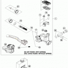 350 XCF CHASSIS Главный цилиндр тормозной