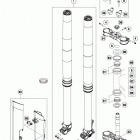 450 SXF CHASSIS Передняя вилка