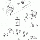 500 EXC CHASSIS Фара